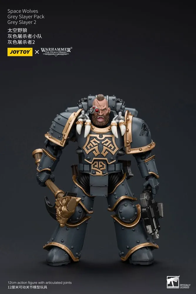 Warhammer The Horus Heresy Action Figure 1/18 Space Wolves Grey Slayer Pack Grey Slayer 2 12 cm